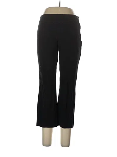 Pre-owned Ecru Dress Pants In Black
