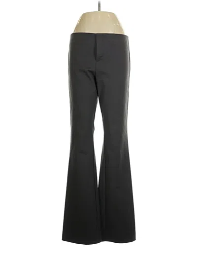 Pre-owned Ecru Dress Pants In Black
