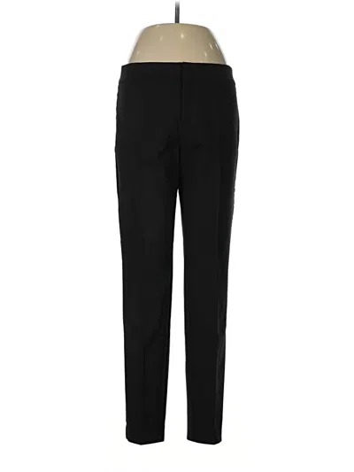 Pre-owned Ecru Dress Pants In Black