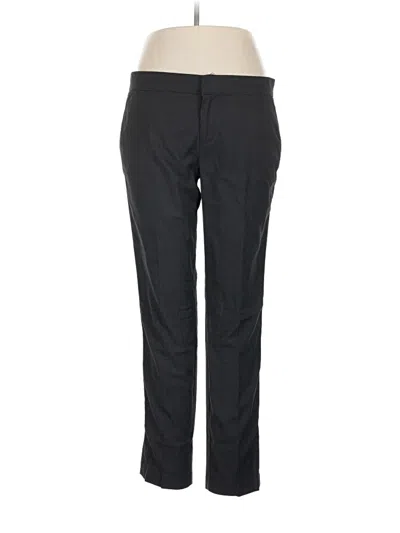 Pre-owned Ecru Dress Pants In Black