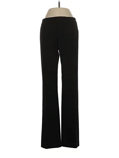 Pre-owned Ecru Dress Pants In Black