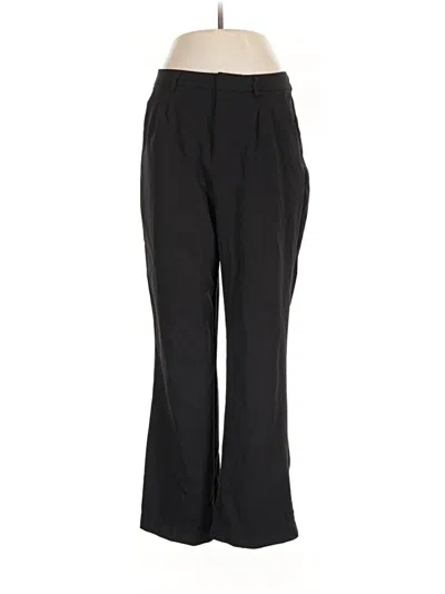Pre-owned Ecru Dress Pants In Black