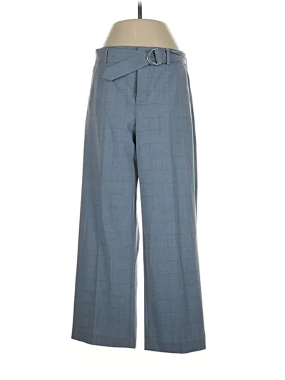 Ecru Dress Pants In Blue