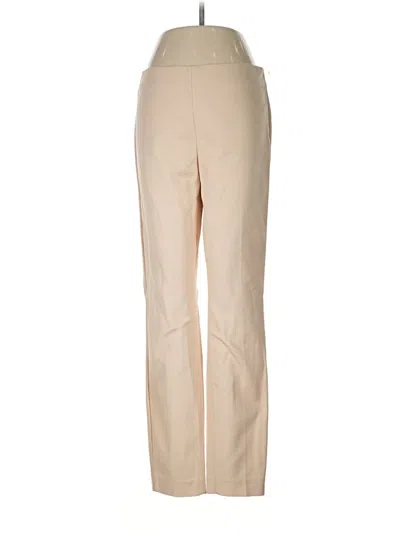 Pre-owned Ecru Dress Pants In Brown