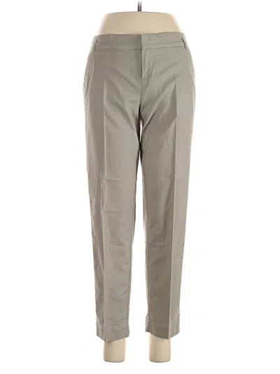 Pre-owned Ecru Dress Pants In Gray