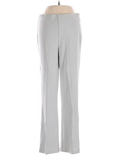 Pre-owned Ecru Dress Pants In Gray