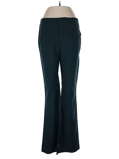 Pre-owned Ecru Dress Pants In Green