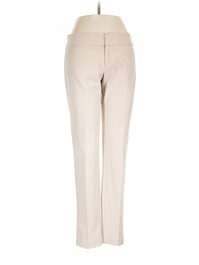 Pre-owned Ecru Dress Pants In Tan