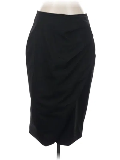 Pre-owned Ecru Formal Skirt In Black