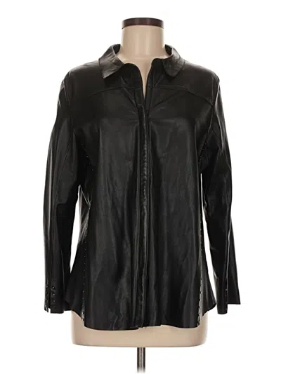 Pre-owned Ecru Jacket In Black