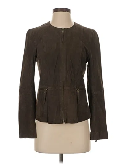 Pre-owned Ecru Jacket In Brown