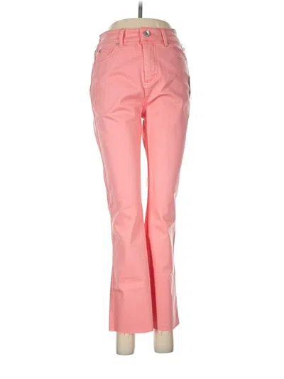 Pre-owned Ecru Jeans In Pink
