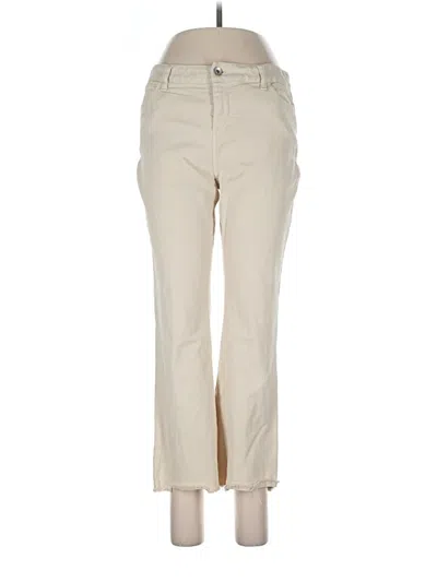 Pre-owned Ecru Jeans In Tan