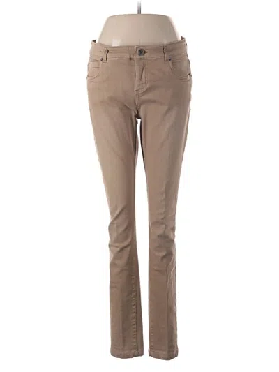 Pre-owned Ecru Jeans In Tan