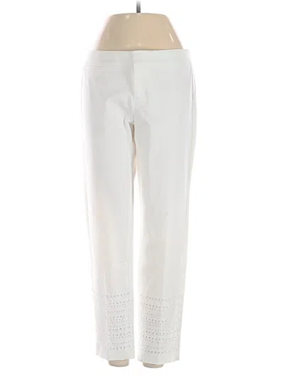Pre-owned Ecru Jeggings In Ivory