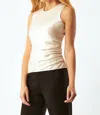 Ecru Johansson Gather Detail Top In  In White
