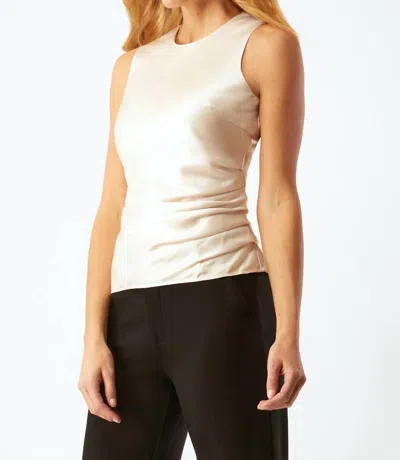 Ecru Johansson Gather Detail Top In  In White