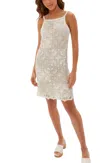 Ecru Johnson Crochet Dress In Natural/optic White In Multi
