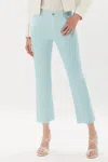 Ecru La Cienega Straight Leg Cropped Jean In Robins Egg In Blue