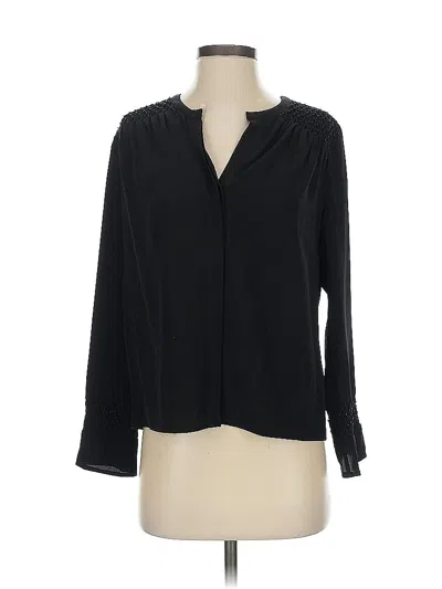 Pre-owned Ecru Long Sleeve Blouse