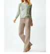 Ecru Mcguinn Clean Wide Leg Pant In Khaki In Multi
