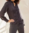 Ecru Micro Cheetah Shirt In Grey In Grey