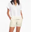 Ecru Mitchell Chino Short In Sand In Multi