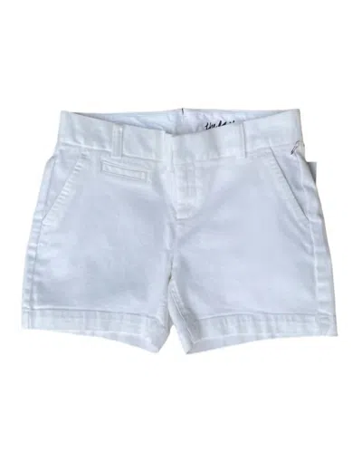 Ecru Mitchell Chino Short In White In Blue