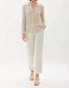 Ecru Mitchell Roll Cuff Chino Pant In Natural In Neutral