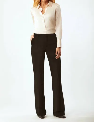 Ecru New Courtlandt Trouser In Black