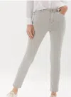Ecru New Melrose Five Pocket Jean In Dove In Green