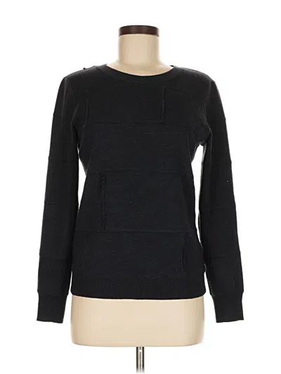 Pre-owned Ecru Pullover Sweater In Black