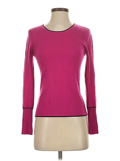Pre-owned Ecru Pullover Sweater In Pink