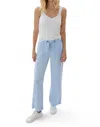 Ecru Seaview Easy Leg Cargo Pant In Ice In Blue