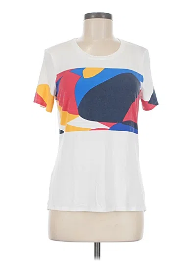 Pre-owned Ecru Short Sleeve T-shirt In White
