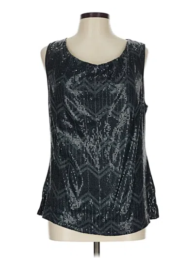 Pre-owned Ecru Sleeveless Blouse In Gray