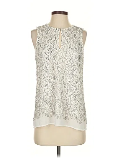 Pre-owned Ecru Sleeveless T-shirt In White