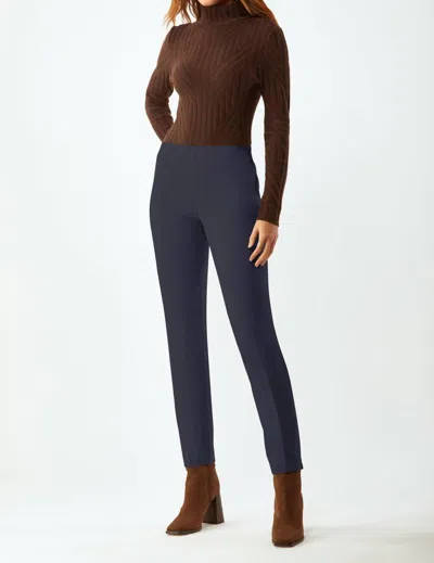 Ecru Springfield Classic Pull On Pant In Heather Indigo In Multi