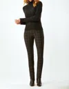 Ecru Springfield Pull On Pant In Black In Black