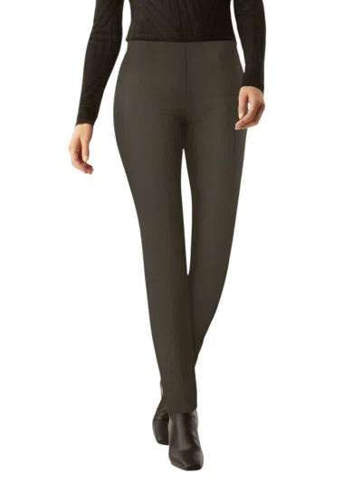 Ecru Springfield Pull On Pant In Charcoal In Pink