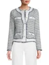 Ecru Women's Mix Media Tweed Jacket
