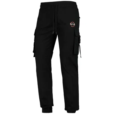 Ecru Women's St Germain Satin Cargo Pant In Black
