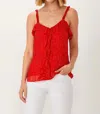 Ecru Scarlet Top In Red In Red