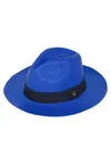 Ecua-andino Panama Hat Classic Electric Blue / Black