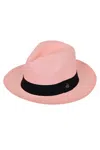 Ecua-andino Panama Hat Classic Pink / Black