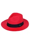 Ecua-andino Panama Hat Classic Red / Black