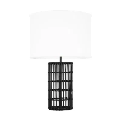 Ed Ellen Degeneres Elio Medium Table Lamp In Aged Iron,black