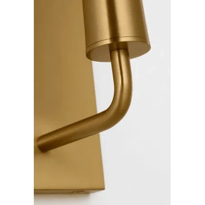 Ed Ellen Degeneres Lois 18 Sconce In Burnished Brass