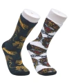 Ed Hardy 360 Print Full Cushion Crew Sock 2-pack In Multi