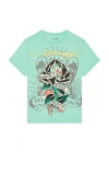 Ed Hardy Black Rose Rhinestone Tee